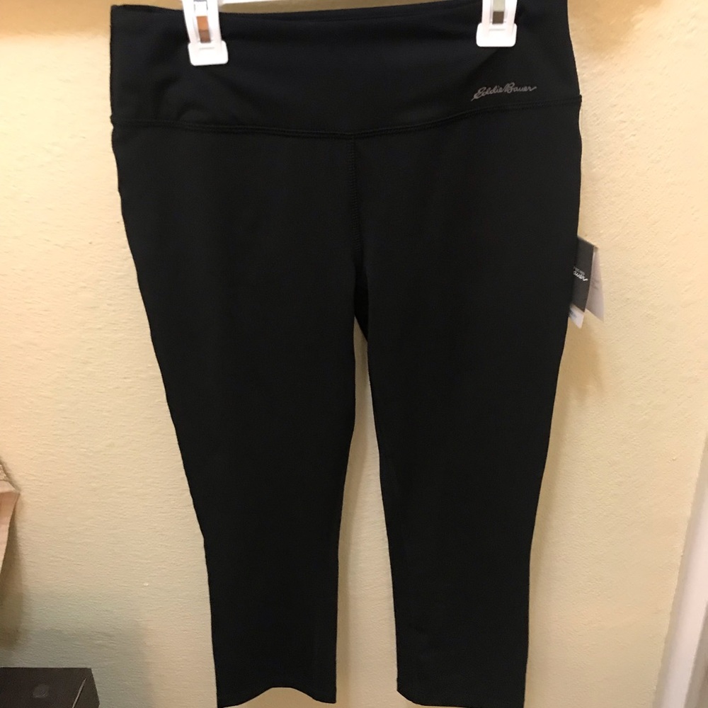 Cropped Black Eddie Bauer Leggings